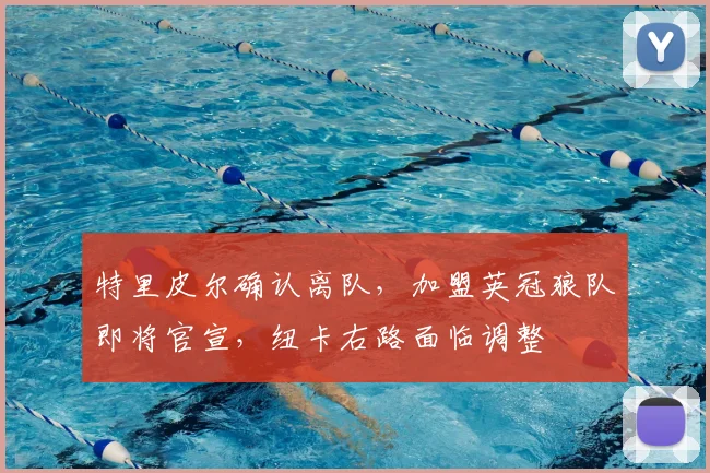 特里皮尔确认离队，加盟英冠狼队即将官宣，纽卡右路面临调整
